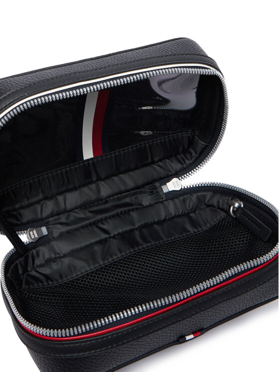 Tommy Hilfiger Geantă pentru cosmetice Tommy Hilfiger Th Central Washbag AM0AM14824 Negru