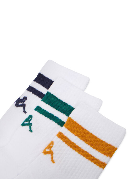 Kappa Dlhé ponožky Kappa CEO_KR_KAPPA_ 005_W_AW25 Biela