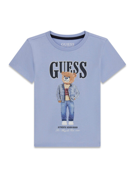 Guess Guess Camiseta N6RI05 K8HM4 Azul Regular Fit