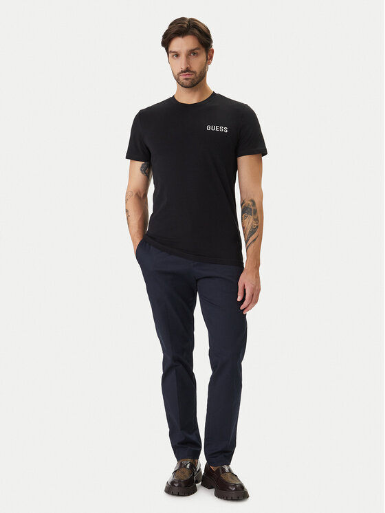 Guess Guess Camiseta U6GM03 K6YW1 Negro Slim Fit