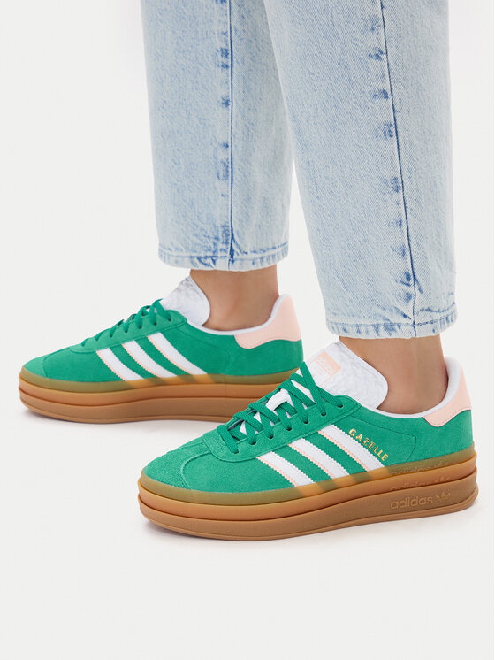 adidas Sneakersy adidas Gazelle Bold IH6455 Zielony