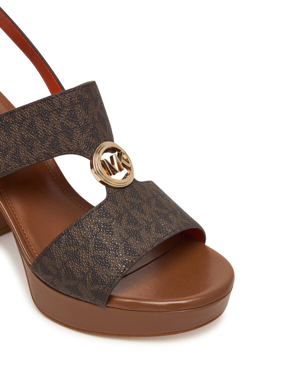 MICHAEL Michael Kors Sandale MICHAEL Michael Kors Erin Platform 40S6ERHS1B Smeđa
