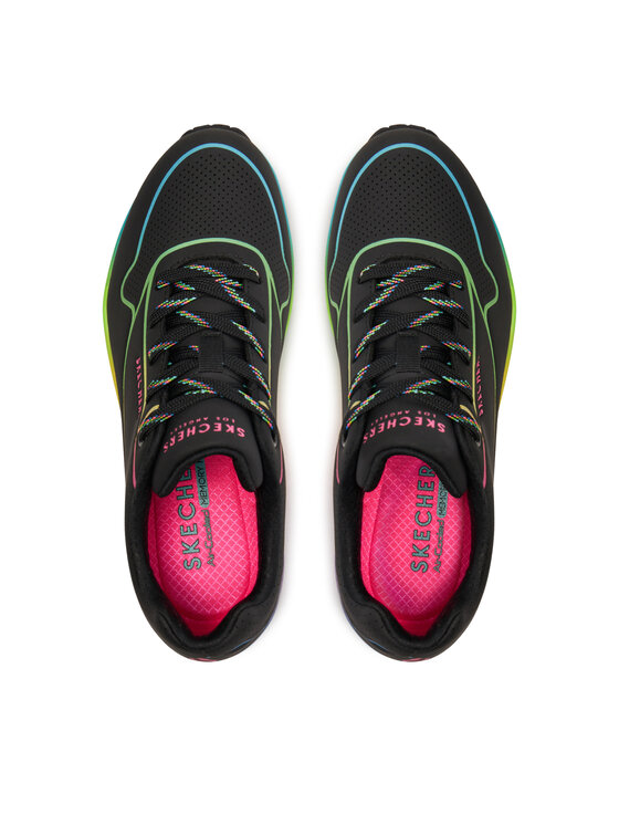 Skechers Снікерcи Skechers Uno Pop Of Sunshine 155148/BKMT Чорний