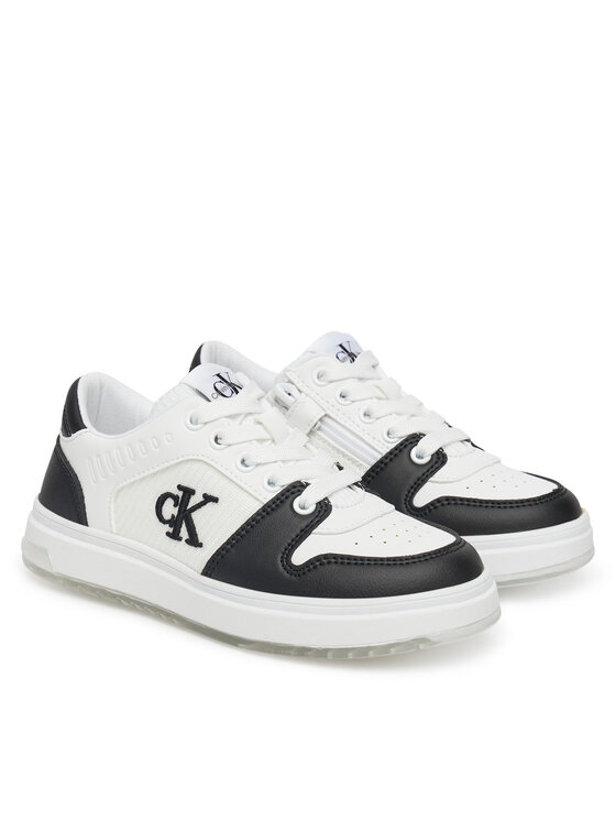 Calvin Klein Jeans Сникърси Calvin Klein Jeans Low Cut Lace-Up Sneaker V3X9-82093-1697 M Бял