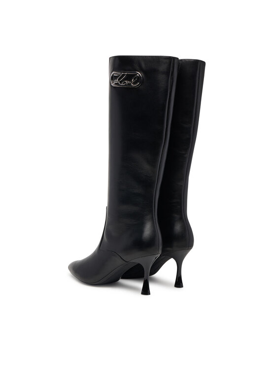KARL LAGERFELD Čižmy KARL LAGERFELD Sienna KL32770 Čierna
