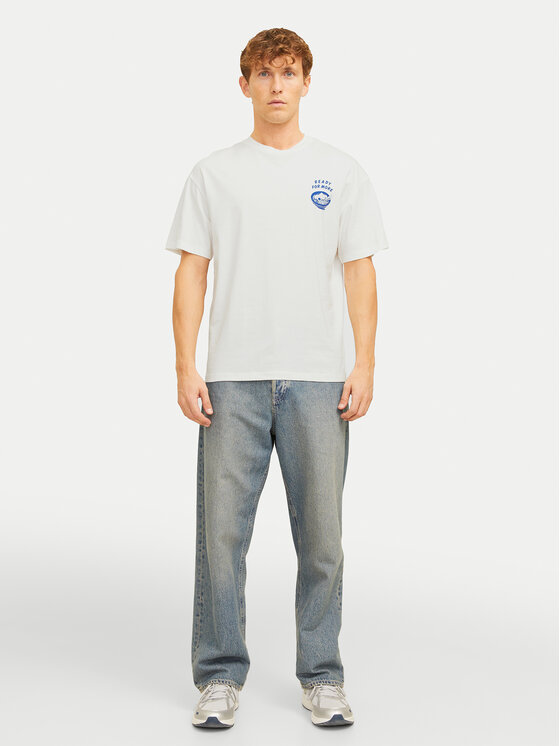 Jack & Jones Jack & Jones Футболка Charge 12269384 Білий Relaxed Fit