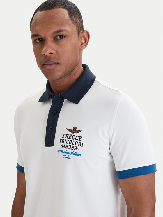 Aeronautica Militare Aeronautica Militare Polo 261PO1908UP00191 Blanco Slim Fit