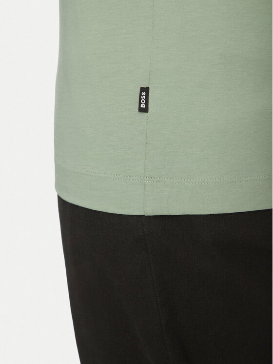 BOSS BOSS Футболка Thompson 01 50468347 Зелений Regular Fit