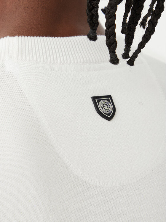 Beverly Hills Polo Club Beverly Hills Polo Club Camiseta M7611-HR Blanco Regular Fit