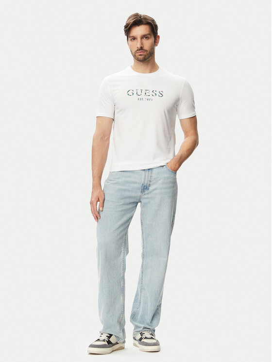Guess Guess Футболка M4YI38 J1314 Білий Regular Fit