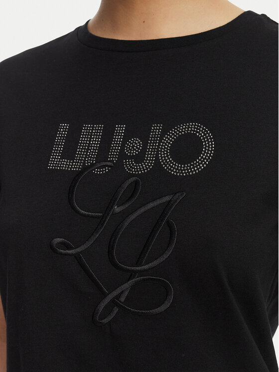 Liu Jo Liu Jo Camiseta WA6238 JS923 Negro Regular Fit