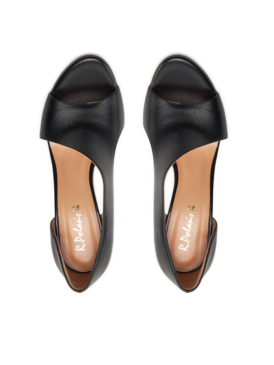 R.Polański Sandále R.Polański 0720 Čierna