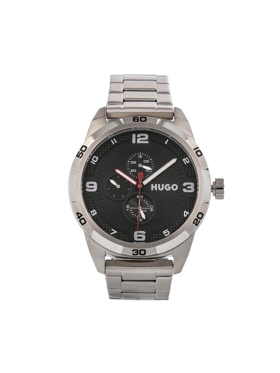 HUGO Годинник HUGO Grip 1530276 Срібний