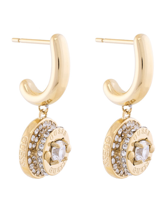 Guess Naušnice Guess JUBE05 558JW Zlatá