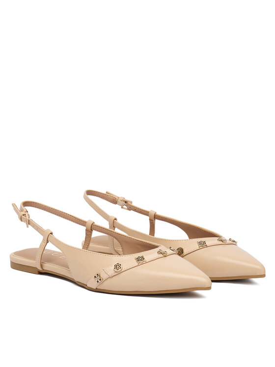 Guess Балетки Guess FLPDOR LEA05 Бежевий