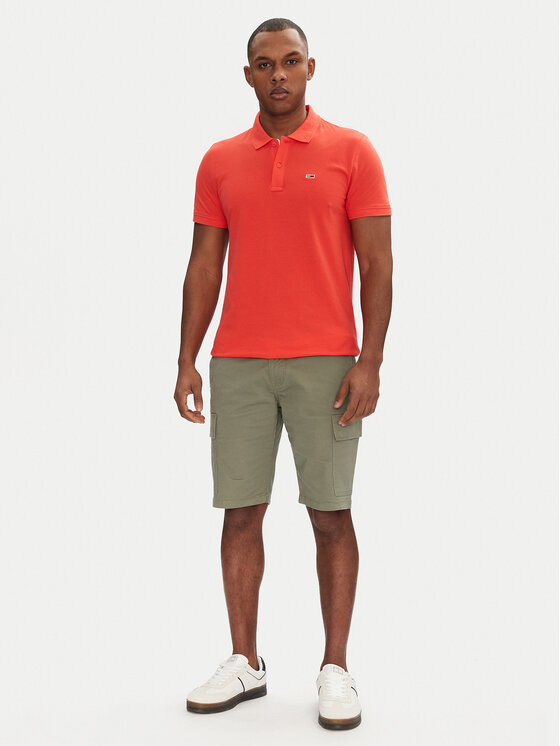 Tommy Jeans Tommy Jeans Polo DM0DM20676 Κόκκινο Slim Fit