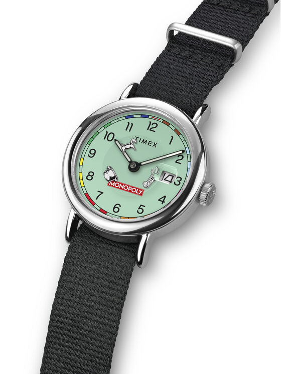 Timex Hodinky Timex Timex x Monopoly Weekender TW2Y47000 Čierna