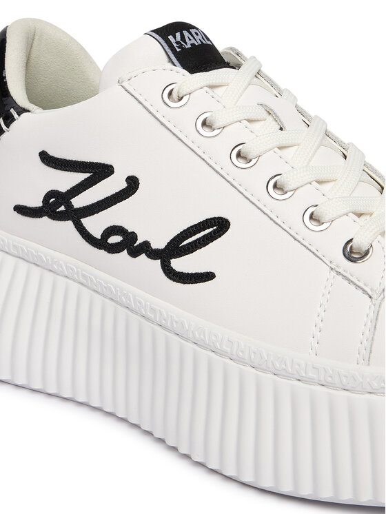 KARL LAGERFELD Сникърси KARL LAGERFELD Kreeper Lo KL42372C Бял