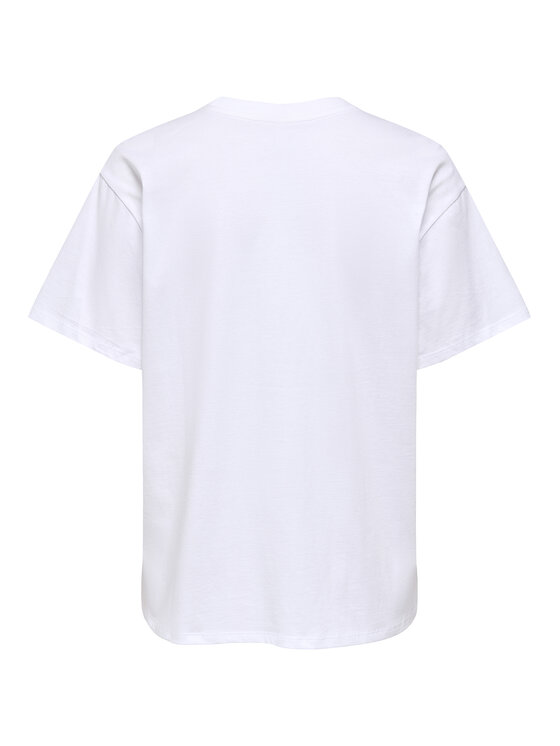 ONLY ONLY Camiseta Celine 15374989 Blanco Regular Fit