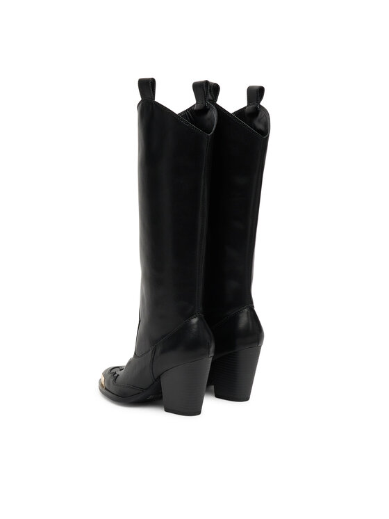 Versace Jeans Couture Kovbojské topánky Versace Jeans Couture 79VA3S12 Čierna