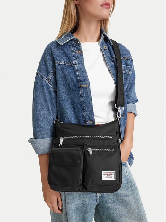 Guess Jeans Kabelka Guess Jeans CWBEO-GUESS-B-004-10 Čierna