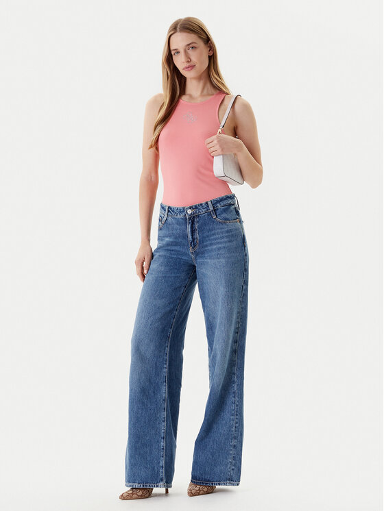 Guess Guess Топ W5GP57 KCV52 Рожевий Regular Fit