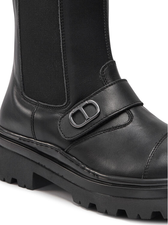 TWINSET Stivali TWINSET Chelsea 242GCJ S Nero