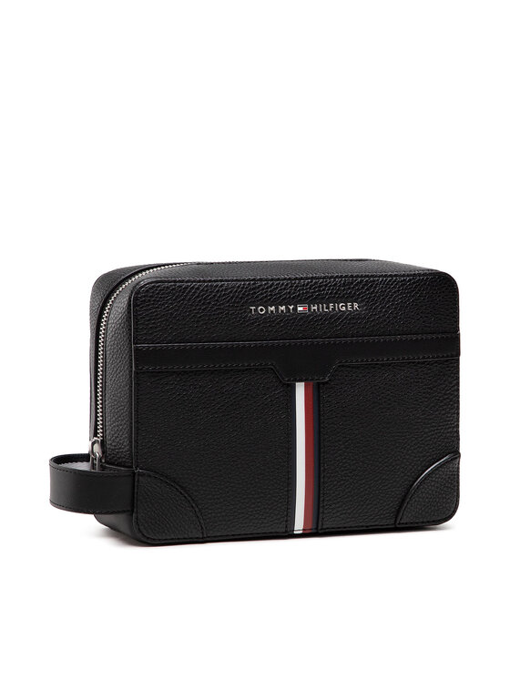 Tommy Hilfiger Neceser Tommy Hilfiger Th Downtown Washbag AM0AM08591 Negro