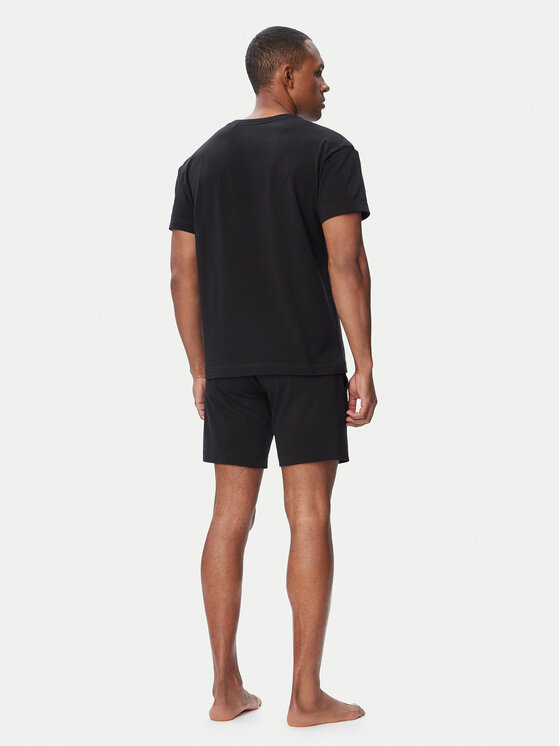 HUGO HUGO Pijama Laze 50534566 Negro Regular Fit
