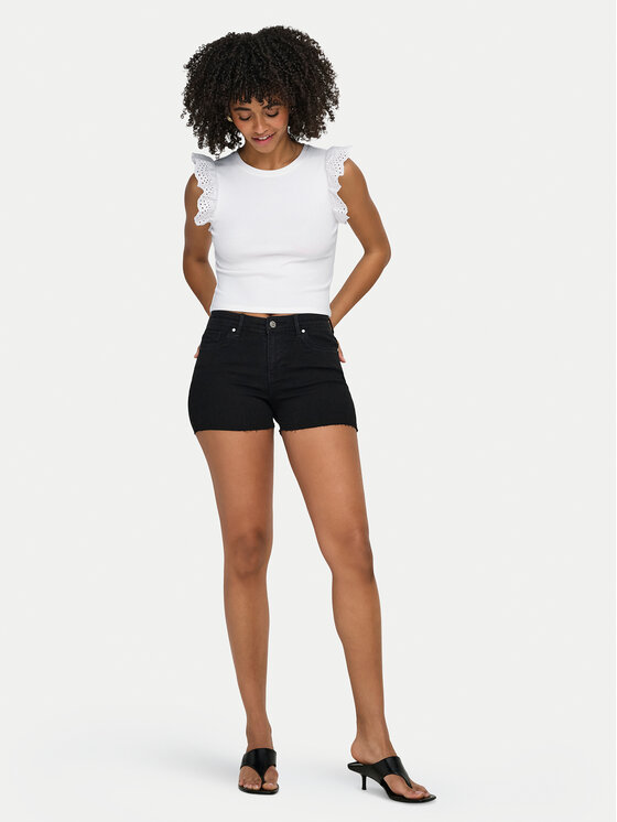 ONLY ONLY Top Mathilda 15308890 Blanco Regular Fit