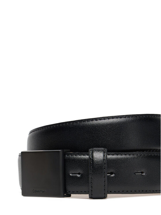 Calvin Klein Pánský pásek Calvin Klein Titlecase Plaque Buckle 32Mm LV04D7030G Černá