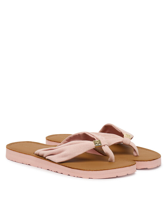 Tommy Hilfiger Flip flop Tommy Hilfiger Th Ltr Footbed Summer Sandal FW0FW09194 Roz