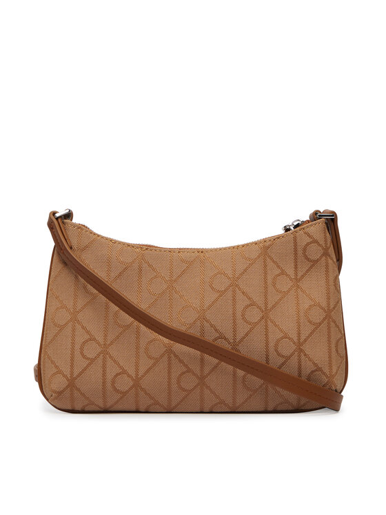 Calvin Klein Torbica Calvin Klein Emblem Aop LV04F1164G Smeđa