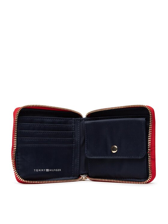 Tommy Hilfiger Cartera Tommy Hilfiger Poppy Med Za Corp AW0AW13656 Rojo