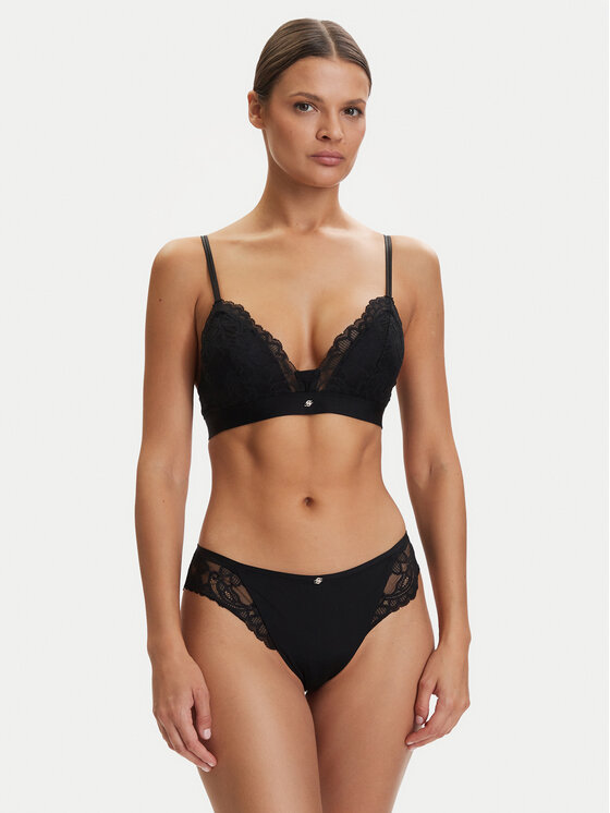 BOSS BOSS Bralette Blossom 50556193 Negro