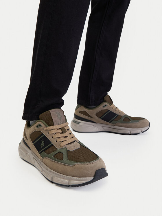 U.S. Polo Assn. Снікерcи U.S. Polo Assn. EO-PAOLO001M/GYT1 Хакі