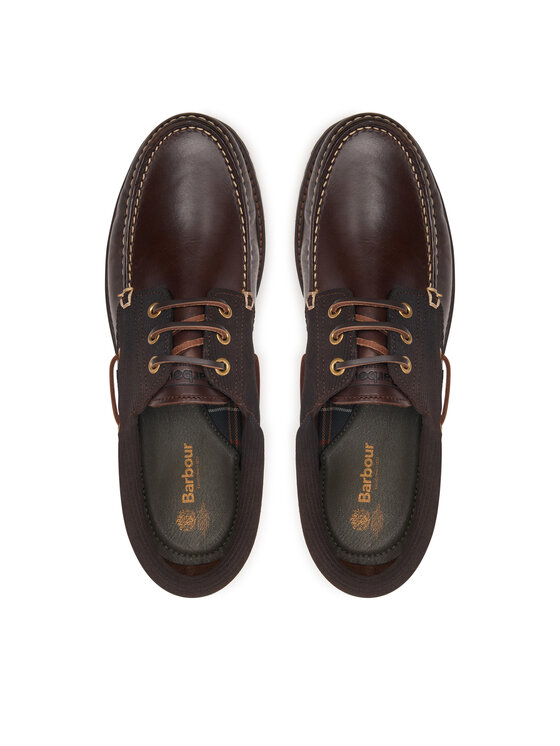Barbour Félcipő Barbour Deck Boat MFO0795BR98 Sötétbarna