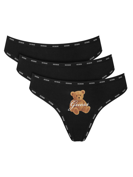 Guess Guess Conjunto de tangas O6BG02 K5995 Negro