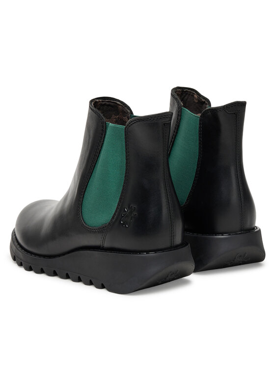 Fly London Jātnieku stila puszābaki Fly London Salvfly P143195102 Melns