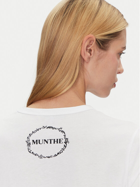 Munthe Munthe Футболка Fedelio 251110025160 Білий Regular Fit