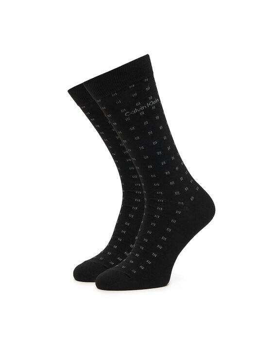 Calvin Klein Dolge nogavice Calvin Klein 701241207 Črna