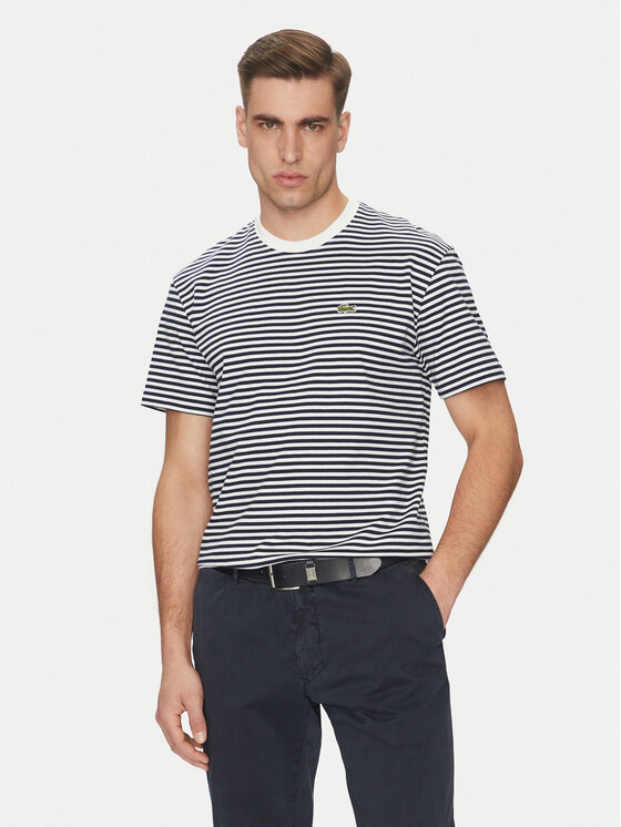 Lacoste Lacoste Футболка TH9749 Cиній Regular Fit