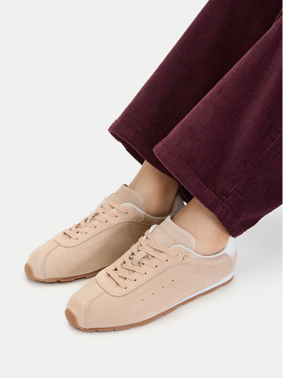 Tommy Hilfiger Sportcipők Tommy Hilfiger Th Bella Low Runner Suede FW0FW09189 Rózsaszín