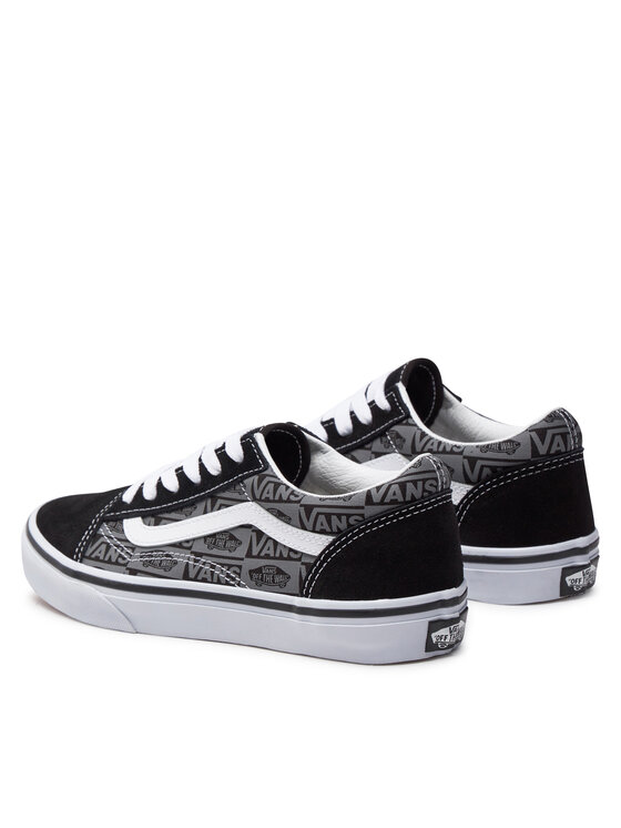 Vans Πάνινα παπούτσια Vans Jn Old Skool VN0A5EE6N421 Μαύρο