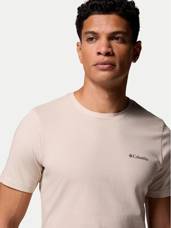 Columbia Columbia Camiseta Rapid Ridge 1934824 Beis Regular Fit