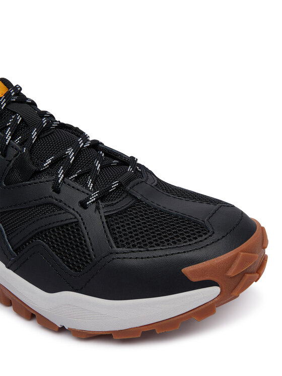 CAT Footwear Sneakersy CAT Footwear Grapple Leather Mesh P726658 Czarny