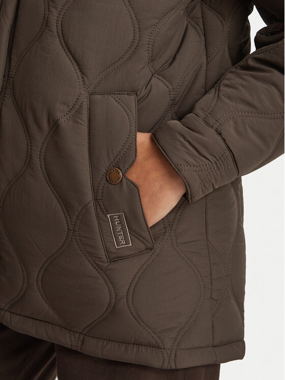 Hunter Hunter Prehodna jakna HARW0027262 Temno rjava Regular Fit