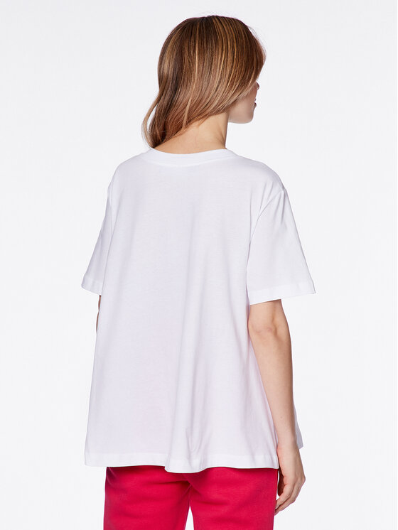 LOVE MOSCHINO LOVE MOSCHINO Póló W4H8301M 3876 Fehér Relaxed Fit