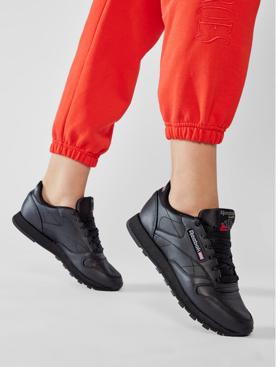 Reebok Snīkeri Reebok Classic Leather 3912 Melns