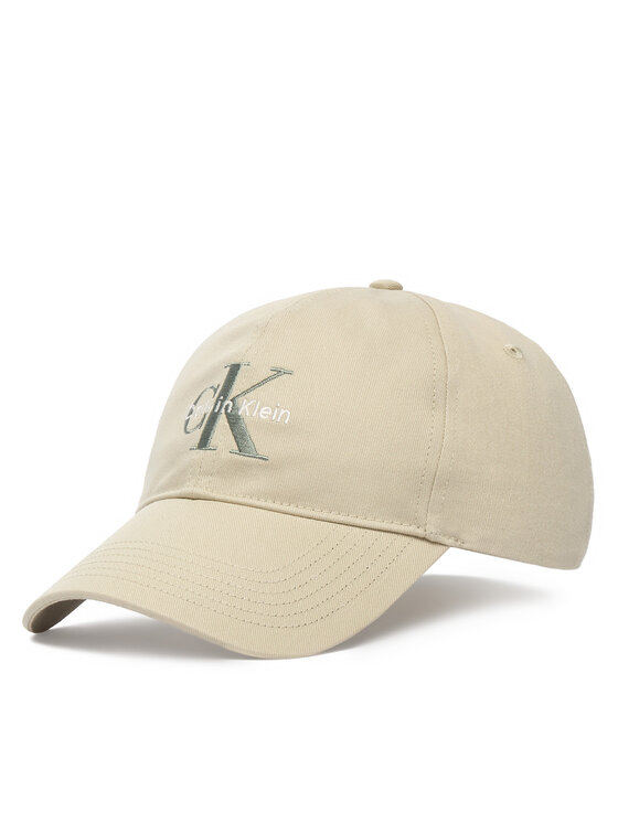 Calvin Klein Kepurė su snapeliu Calvin Klein Monologo Embroidery Baseball Cap LV04G5004G Smėlio